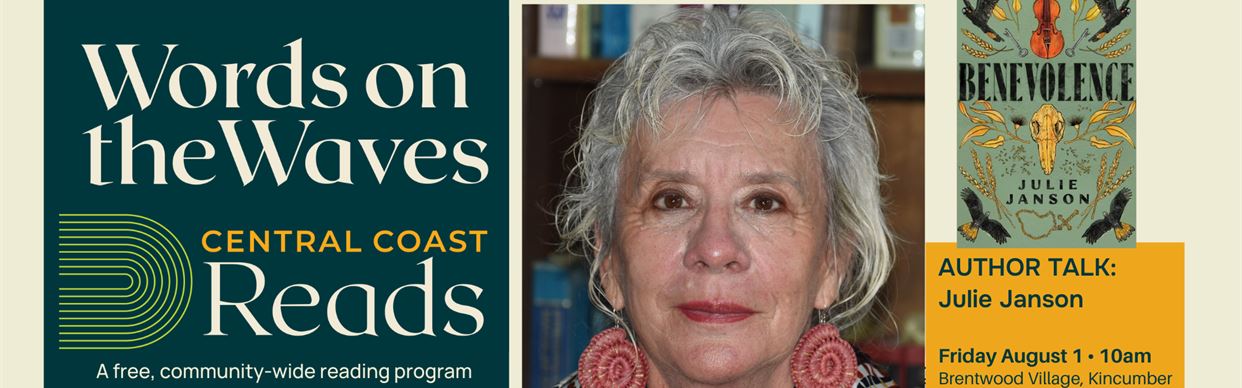 Central Coast Reads Author Talk: Julie Janson