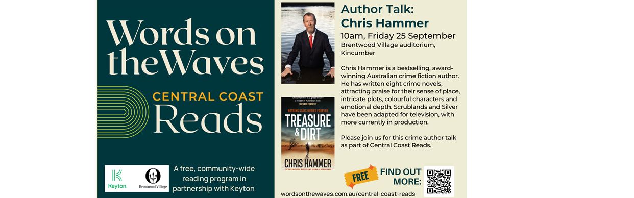 Central Coast Reads Author Talk:  Chris Hammer